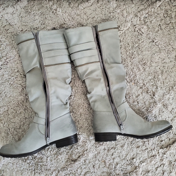 White Mountain Ranger tall gray riding boots - Picture 3 of 8